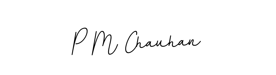 Make a beautiful signature design for name P M Chauhan. Use this online signature maker to create a handwritten signature for free. P M Chauhan signature style 11 images and pictures png