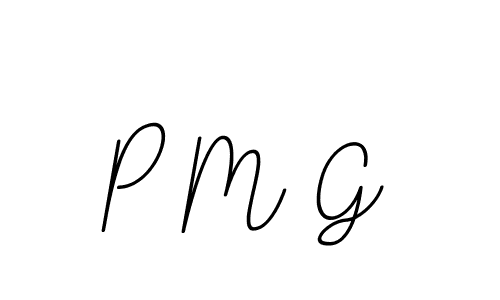 How to make P M G signature? BallpointsItalic-DORy9 is a professional autograph style. Create handwritten signature for P M G name. P M G signature style 11 images and pictures png