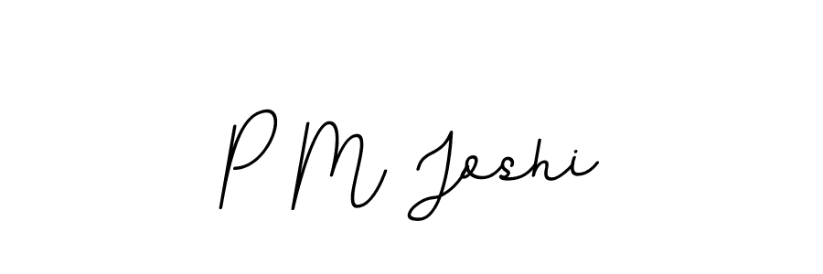 Also we have P M Joshi name is the best signature style. Create professional handwritten signature collection using BallpointsItalic-DORy9 autograph style. P M Joshi signature style 11 images and pictures png