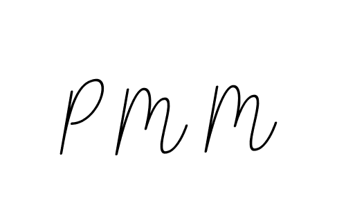 How to make P M M name signature. Use BallpointsItalic-DORy9 style for creating short signs online. This is the latest handwritten sign. P M M signature style 11 images and pictures png