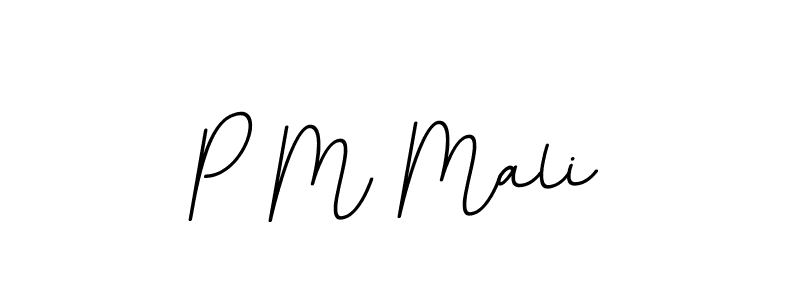 This is the best signature style for the P M Mali name. Also you like these signature font (BallpointsItalic-DORy9). Mix name signature. P M Mali signature style 11 images and pictures png