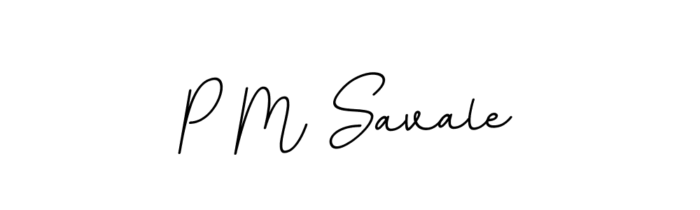 Make a beautiful signature design for name P M Savale. With this signature (BallpointsItalic-DORy9) style, you can create a handwritten signature for free. P M Savale signature style 11 images and pictures png