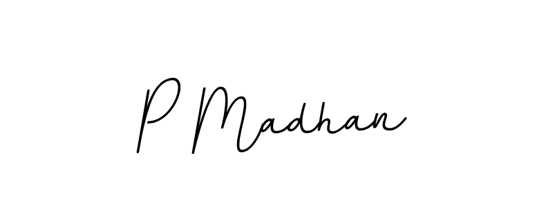 BallpointsItalic-DORy9 is a professional signature style that is perfect for those who want to add a touch of class to their signature. It is also a great choice for those who want to make their signature more unique. Get P Madhan name to fancy signature for free. P Madhan signature style 11 images and pictures png