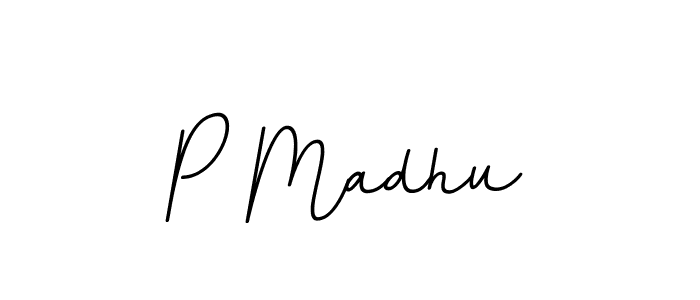 How to Draw P Madhu signature style? BallpointsItalic-DORy9 is a latest design signature styles for name P Madhu. P Madhu signature style 11 images and pictures png
