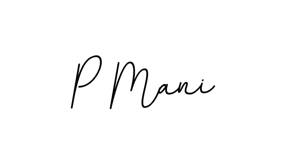 How to make P Mani signature? BallpointsItalic-DORy9 is a professional autograph style. Create handwritten signature for P Mani name. P Mani signature style 11 images and pictures png
