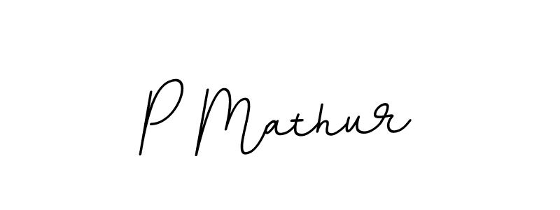 Also we have P Mathur name is the best signature style. Create professional handwritten signature collection using BallpointsItalic-DORy9 autograph style. P Mathur signature style 11 images and pictures png