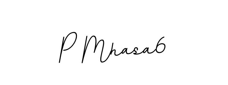 Create a beautiful signature design for name P Mhasa6. With this signature (BallpointsItalic-DORy9) fonts, you can make a handwritten signature for free. P Mhasa6 signature style 11 images and pictures png