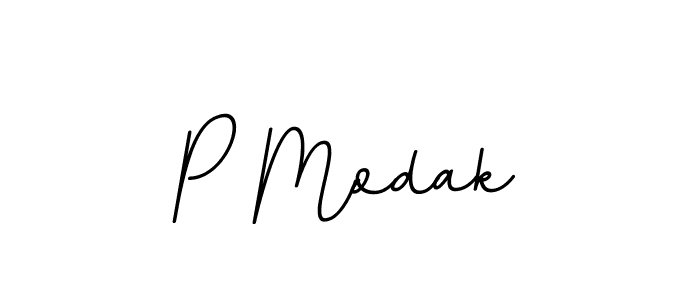 Design your own signature with our free online signature maker. With this signature software, you can create a handwritten (BallpointsItalic-DORy9) signature for name P Modak. P Modak signature style 11 images and pictures png