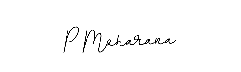How to make P Moharana signature? BallpointsItalic-DORy9 is a professional autograph style. Create handwritten signature for P Moharana name. P Moharana signature style 11 images and pictures png