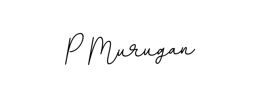 The best way (BallpointsItalic-DORy9) to make a short signature is to pick only two or three words in your name. The name P Murugan include a total of six letters. For converting this name. P Murugan signature style 11 images and pictures png