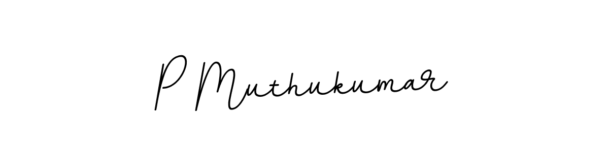 You should practise on your own different ways (BallpointsItalic-DORy9) to write your name (P Muthukumar) in signature. don't let someone else do it for you. P Muthukumar signature style 11 images and pictures png