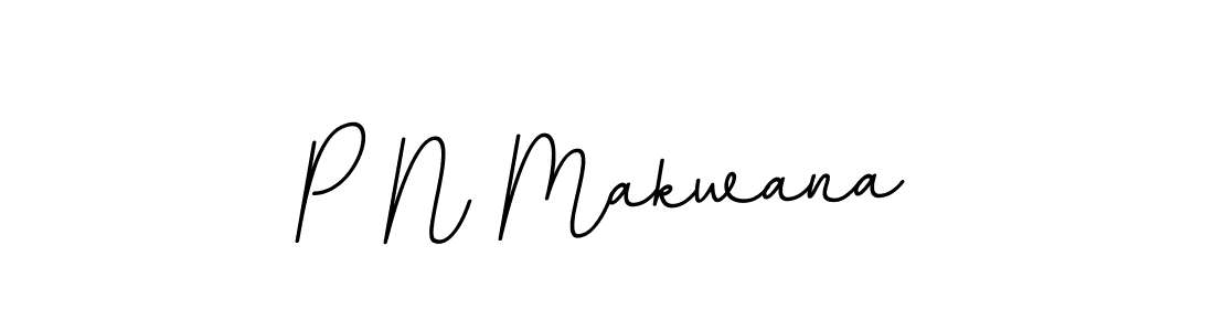 Use a signature maker to create a handwritten signature online. With this signature software, you can design (BallpointsItalic-DORy9) your own signature for name P N Makwana. P N Makwana signature style 11 images and pictures png