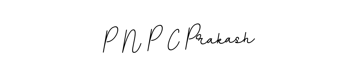 How to make P N P C Prakash name signature. Use BallpointsItalic-DORy9 style for creating short signs online. This is the latest handwritten sign. P N P C Prakash signature style 11 images and pictures png