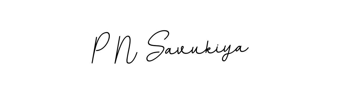 The best way (BallpointsItalic-DORy9) to make a short signature is to pick only two or three words in your name. The name P N Savukiya include a total of six letters. For converting this name. P N Savukiya signature style 11 images and pictures png