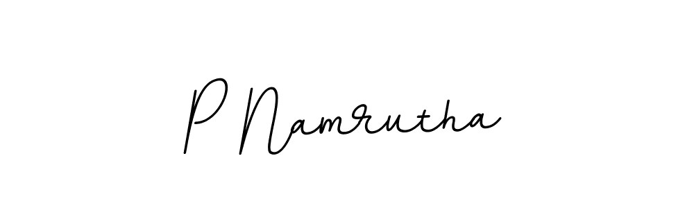 It looks lik you need a new signature style for name P Namrutha. Design unique handwritten (BallpointsItalic-DORy9) signature with our free signature maker in just a few clicks. P Namrutha signature style 11 images and pictures png