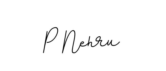 How to make P Nehru name signature. Use BallpointsItalic-DORy9 style for creating short signs online. This is the latest handwritten sign. P Nehru signature style 11 images and pictures png