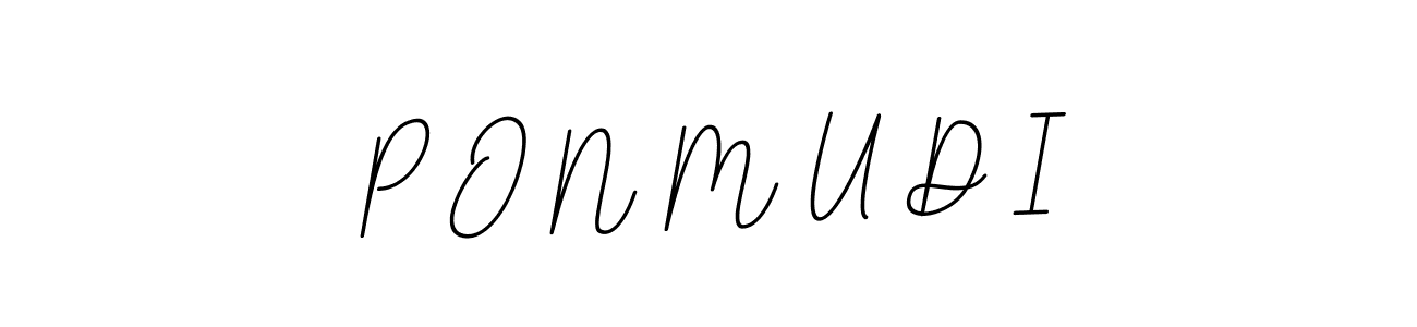 if you are searching for the best signature style for your name P O N M U D I. so please give up your signature search. here we have designed multiple signature styles  using BallpointsItalic-DORy9. P O N M U D I signature style 11 images and pictures png