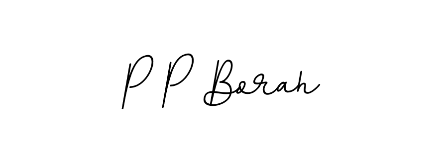 How to make P P Borah signature? BallpointsItalic-DORy9 is a professional autograph style. Create handwritten signature for P P Borah name. P P Borah signature style 11 images and pictures png