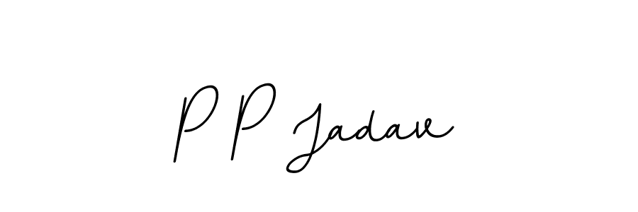 How to Draw P P Jadav signature style? BallpointsItalic-DORy9 is a latest design signature styles for name P P Jadav. P P Jadav signature style 11 images and pictures png