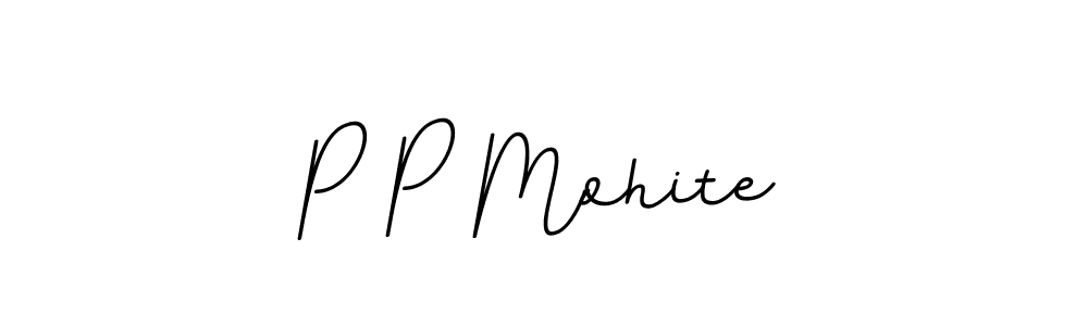 How to make P P Mohite signature? BallpointsItalic-DORy9 is a professional autograph style. Create handwritten signature for P P Mohite name. P P Mohite signature style 11 images and pictures png