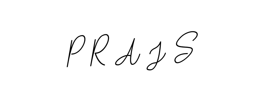 P R A J S stylish signature style. Best Handwritten Sign (BallpointsItalic-DORy9) for my name. Handwritten Signature Collection Ideas for my name P R A J S. P R A J S signature style 11 images and pictures png