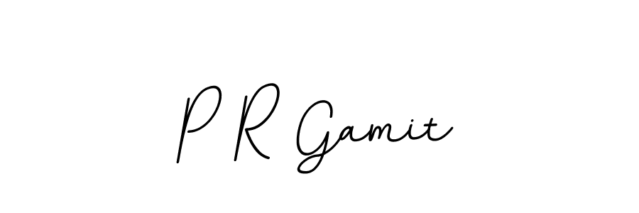 if you are searching for the best signature style for your name P R Gamit. so please give up your signature search. here we have designed multiple signature styles  using BallpointsItalic-DORy9. P R Gamit signature style 11 images and pictures png