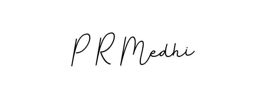 Make a beautiful signature design for name P R Medhi. Use this online signature maker to create a handwritten signature for free. P R Medhi signature style 11 images and pictures png