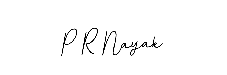 Create a beautiful signature design for name P R Nayak. With this signature (BallpointsItalic-DORy9) fonts, you can make a handwritten signature for free. P R Nayak signature style 11 images and pictures png