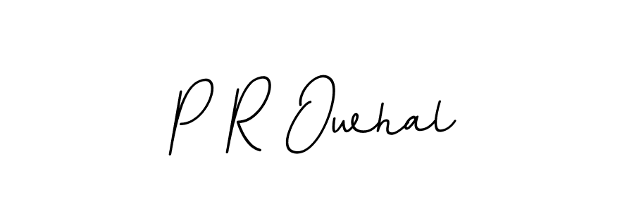 Here are the top 10 professional signature styles for the name P R Owhal. These are the best autograph styles you can use for your name. P R Owhal signature style 11 images and pictures png