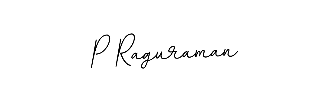 Design your own signature with our free online signature maker. With this signature software, you can create a handwritten (BallpointsItalic-DORy9) signature for name P Raguraman. P Raguraman signature style 11 images and pictures png