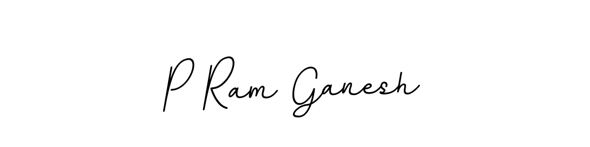 You should practise on your own different ways (BallpointsItalic-DORy9) to write your name (P Ram Ganesh) in signature. don't let someone else do it for you. P Ram Ganesh signature style 11 images and pictures png