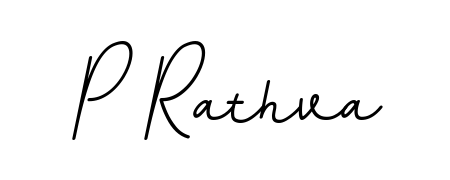 Generate high-definition signature styles for P Rathva. The BallpointsItalic-DORy9 typeface ensures crisp legibility and sophisticated design. P Rathva signature style 11 images and pictures png