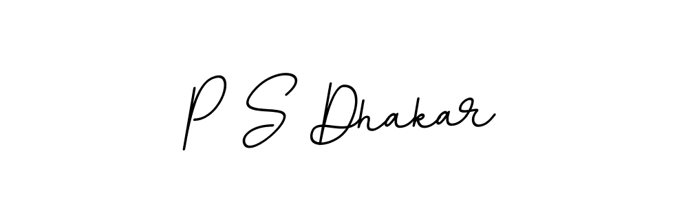 Also we have P S Dhakar name is the best signature style. Create professional handwritten signature collection using BallpointsItalic-DORy9 autograph style. P S Dhakar signature style 11 images and pictures png