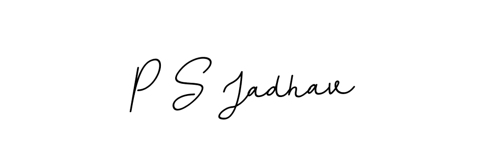 Also we have P S Jadhav name is the best signature style. Create professional handwritten signature collection using BallpointsItalic-DORy9 autograph style. P S Jadhav signature style 11 images and pictures png