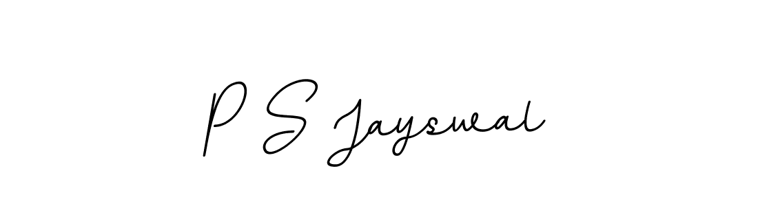 Also we have P S Jayswal name is the best signature style. Create professional handwritten signature collection using BallpointsItalic-DORy9 autograph style. P S Jayswal signature style 11 images and pictures png