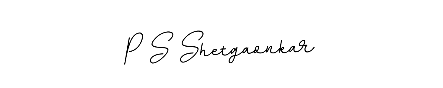 How to make P S Shetgaonkar signature? BallpointsItalic-DORy9 is a professional autograph style. Create handwritten signature for P S Shetgaonkar name. P S Shetgaonkar signature style 11 images and pictures png