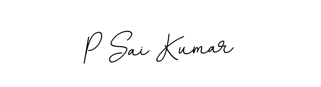 if you are searching for the best signature style for your name P Sai Kumar. so please give up your signature search. here we have designed multiple signature styles  using BallpointsItalic-DORy9. P Sai Kumar signature style 11 images and pictures png