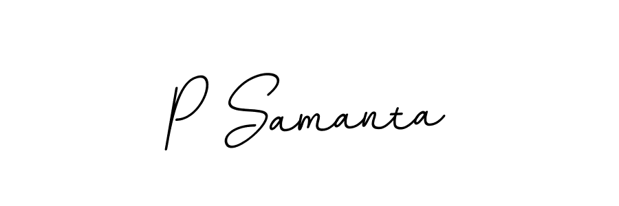 It looks lik you need a new signature style for name P Samanta. Design unique handwritten (BallpointsItalic-DORy9) signature with our free signature maker in just a few clicks. P Samanta signature style 11 images and pictures png