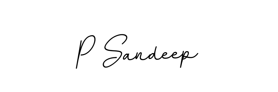 Also we have P Sandeep name is the best signature style. Create professional handwritten signature collection using BallpointsItalic-DORy9 autograph style. P Sandeep signature style 11 images and pictures png