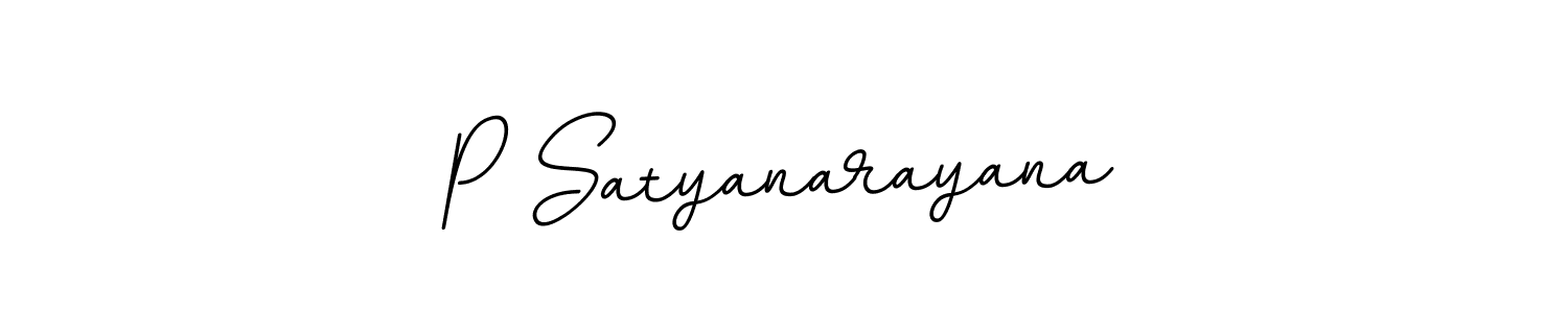 P Satyanarayana stylish signature style. Best Handwritten Sign (BallpointsItalic-DORy9) for my name. Handwritten Signature Collection Ideas for my name P Satyanarayana. P Satyanarayana signature style 11 images and pictures png