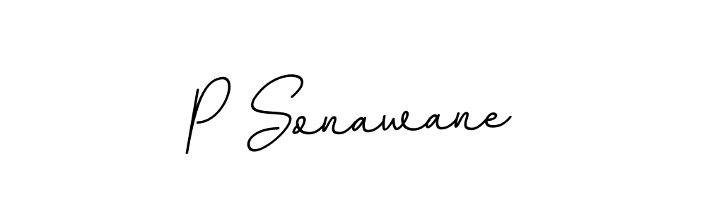 P Sonawane stylish signature style. Best Handwritten Sign (BallpointsItalic-DORy9) for my name. Handwritten Signature Collection Ideas for my name P Sonawane. P Sonawane signature style 11 images and pictures png