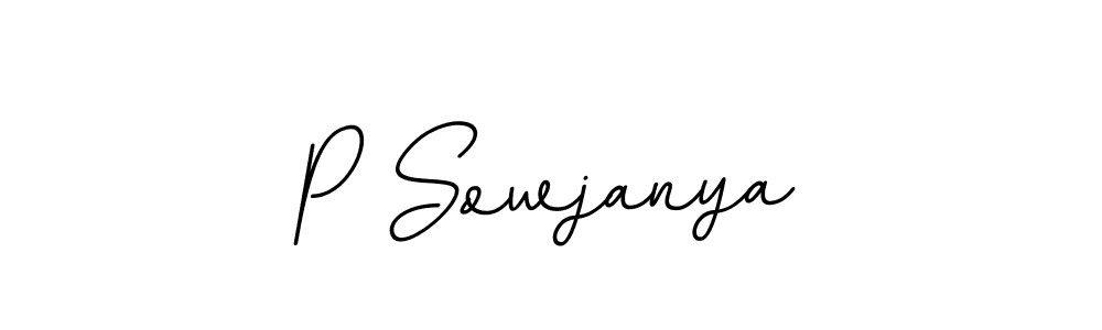 Make a beautiful signature design for name P Sowjanya. Use this online signature maker to create a handwritten signature for free. P Sowjanya signature style 11 images and pictures png