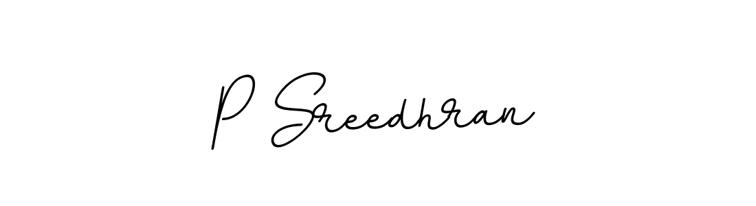 P Sreedhran stylish signature style. Best Handwritten Sign (BallpointsItalic-DORy9) for my name. Handwritten Signature Collection Ideas for my name P Sreedhran. P Sreedhran signature style 11 images and pictures png