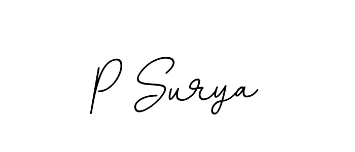 Similarly BallpointsItalic-DORy9 is the best handwritten signature design. Signature creator online .You can use it as an online autograph creator for name P Surya. P Surya signature style 11 images and pictures png