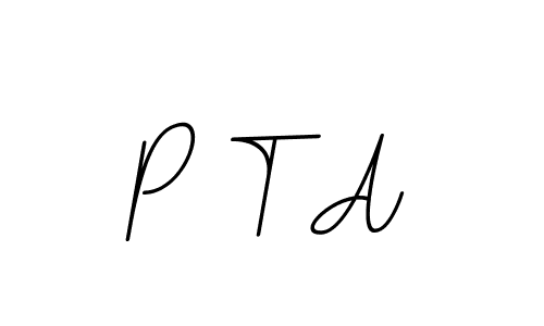 Also You can easily find your signature by using the search form. We will create P T A name handwritten signature images for you free of cost using BallpointsItalic-DORy9 sign style. P T A signature style 11 images and pictures png