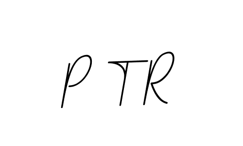 How to make P T R name signature. Use BallpointsItalic-DORy9 style for creating short signs online. This is the latest handwritten sign. P T R signature style 11 images and pictures png