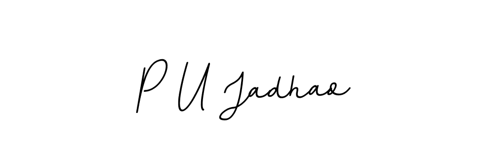 You can use this online signature creator to create a handwritten signature for the name P U Jadhao. This is the best online autograph maker. P U Jadhao signature style 11 images and pictures png