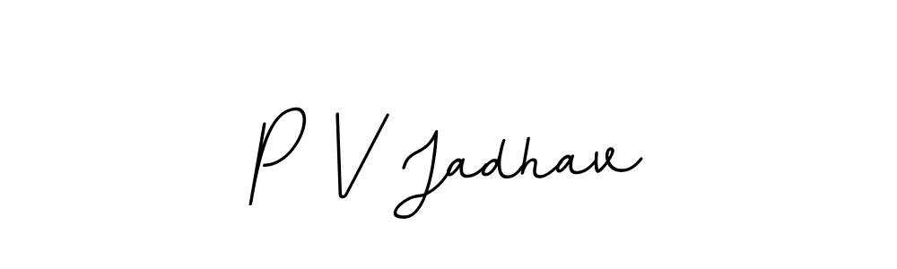 It looks lik you need a new signature style for name P V Jadhav. Design unique handwritten (BallpointsItalic-DORy9) signature with our free signature maker in just a few clicks. P V Jadhav signature style 11 images and pictures png