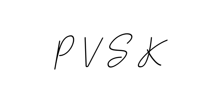 This is the best signature style for the P V S K name. Also you like these signature font (BallpointsItalic-DORy9). Mix name signature. P V S K signature style 11 images and pictures png