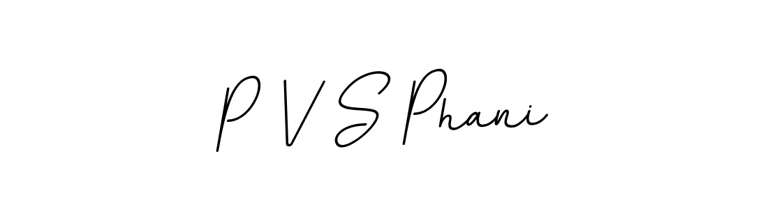 BallpointsItalic-DORy9 is a professional signature style that is perfect for those who want to add a touch of class to their signature. It is also a great choice for those who want to make their signature more unique. Get P V S Phani name to fancy signature for free. P V S Phani signature style 11 images and pictures png